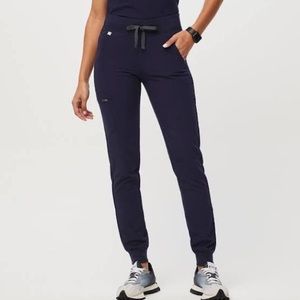 Navy Figs high waisted Zamora pants